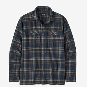 Men’s Long Sleeve Organic Cotton Midweight Fjord Flannel Shirt